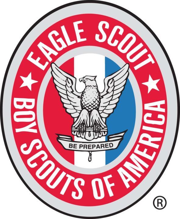 Eagle Scout Emblem, co-ed, Scouts BSA, Voyageurs Area Council, Northern MN, WI, MI, congratulate an Eagle Scout